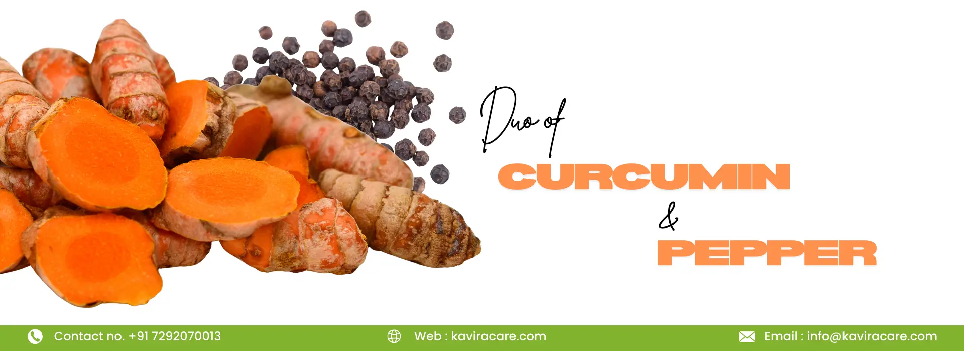 Duo of curcumin & pepper