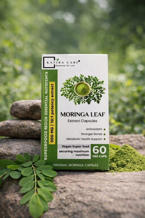 Moringa capsules for immunity and energy support