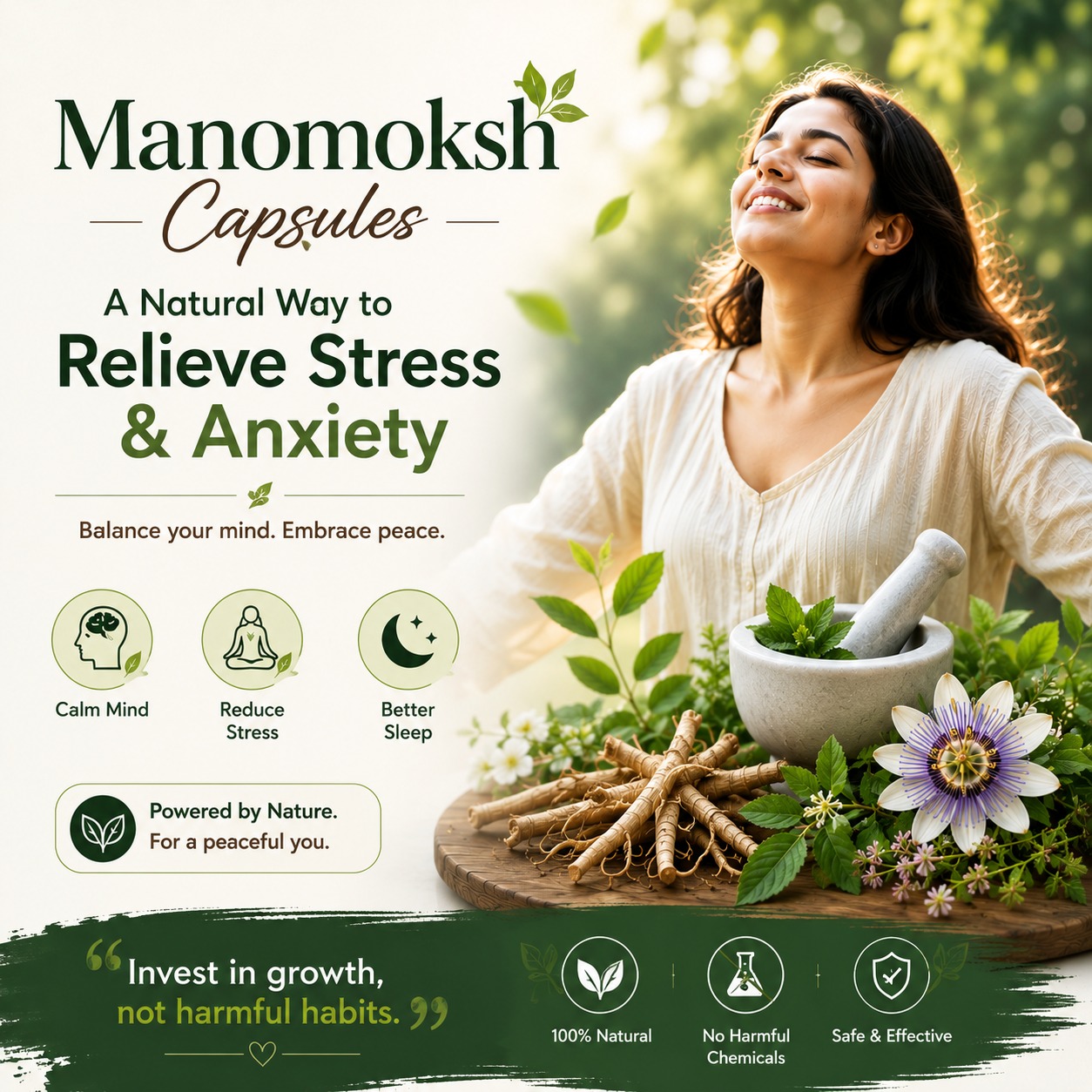 Anxiety, Manomoksh, Stress relief