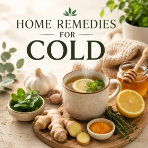 home remedies for cold