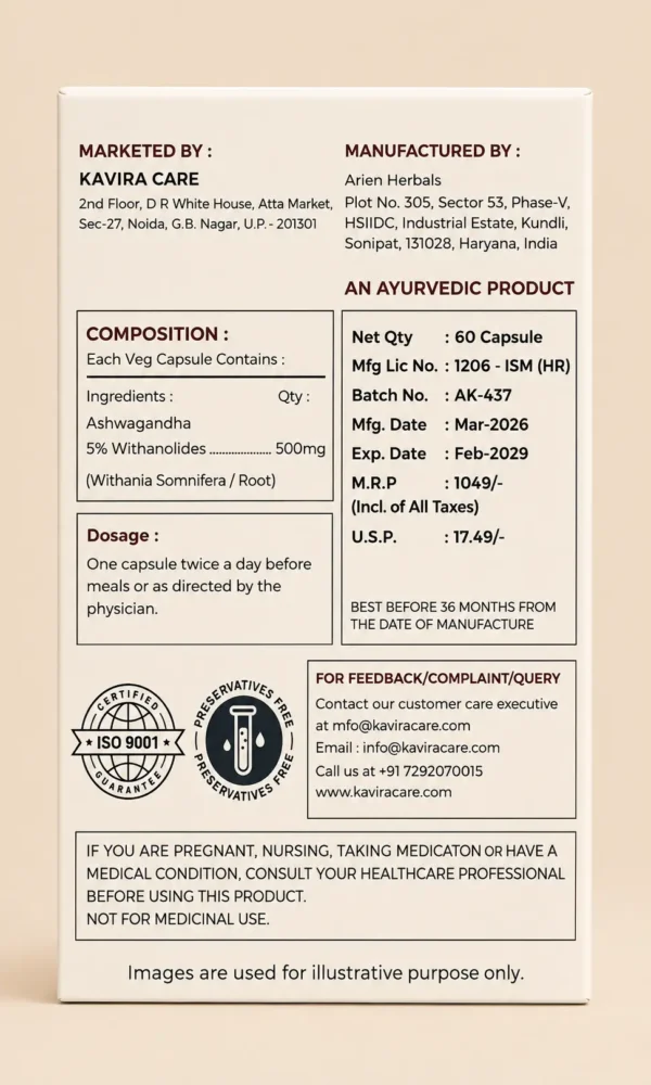 Ashwagandha capsules