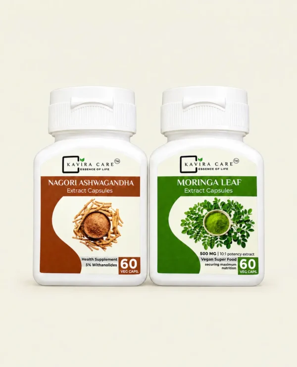 nagori ashwagandha extract capsule & moringa leaf extract capsule combo offer